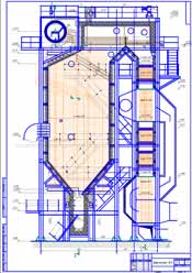 Чертеж парового котла Т-35-40